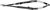 Osher Needle Holder 9mm Curved Delicate Locking - E3807 W